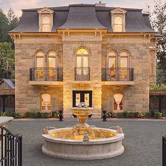 Rustic limestone flooring Canada